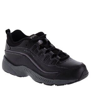 Easy Spirit Black Leather Sneaker NIB